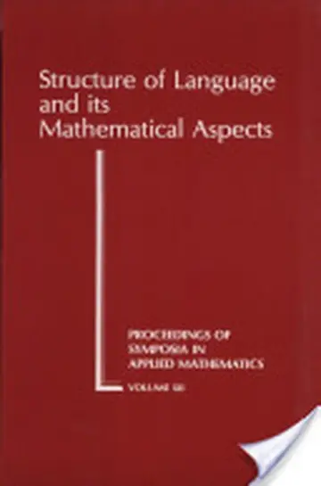 Cover of Structure of Language and Its Mathematical Aspects