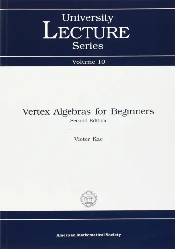 Cover of Vertex Algebras for Beginners