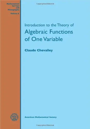 Cover of Introduction to the Theory of Algebraic Functions of One Variable