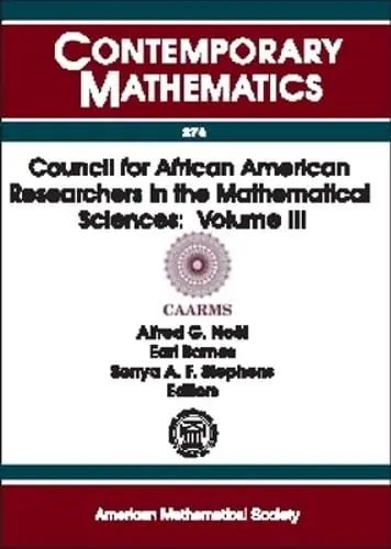 Cover of Council for African American Researchers in the Mathematical Sciences, Volume 3