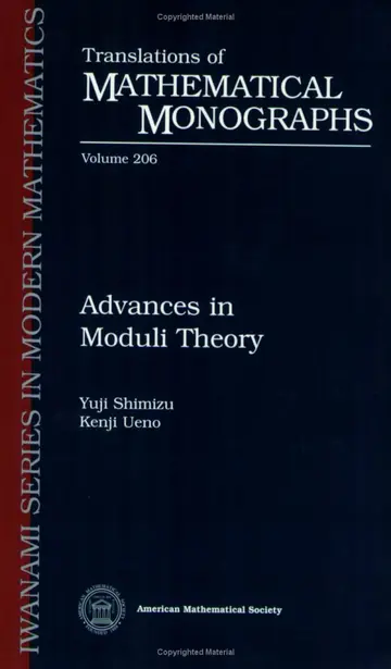 Cover of Advances in Moduli Theory