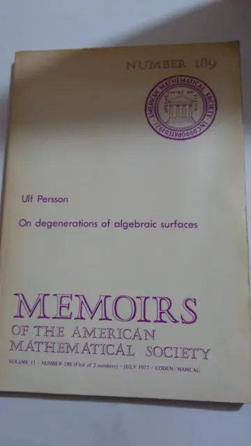 Cover of On Degenerations of Algebraic Surfaces