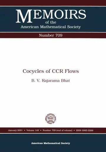 Cover of Cocycles of CCR Flows