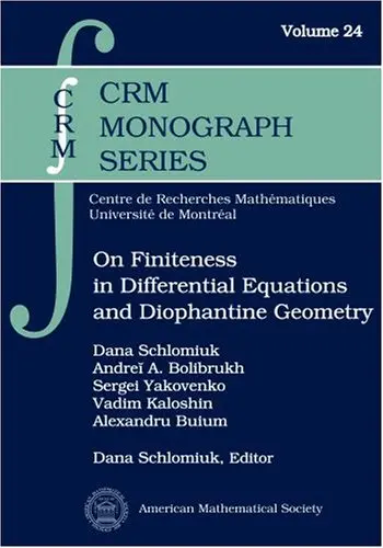 Cover of On Finiteness in Differential Equations and Diophantine Geometry