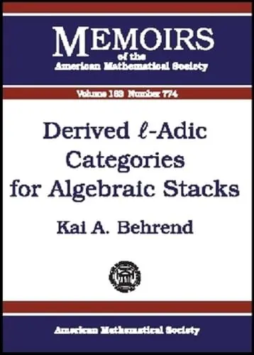 Cover of Derived E-Adic Categories for Algebraic Stacks