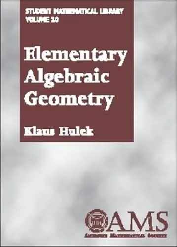 Cover of Elementary Algebraic Geometry