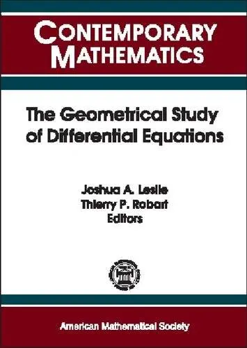 Cover of The Geometrical Study of Differential Equations