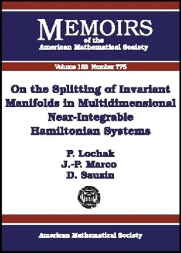 Cover of On the Splitting of Invariant Manifolds in Multidimensional Near-integrable Hamiltonian Systems