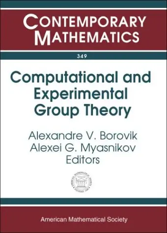 Cover of Computational and Experimental Group Theory