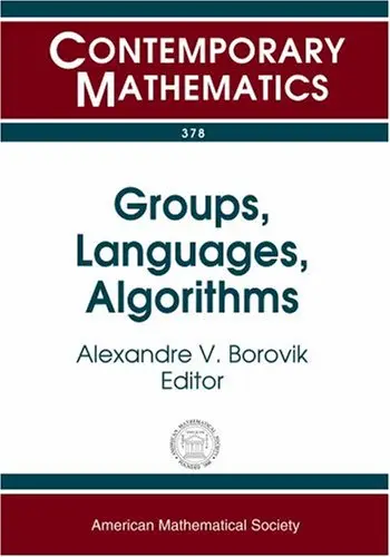 Cover of Groups, Languages, Algorithms
