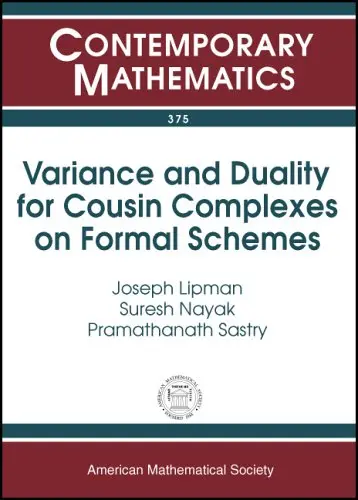 Cover of Variance and Duality for Cousin Complexes on Formal Schemes