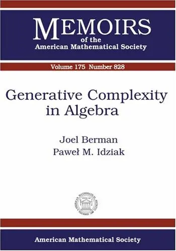 Cover of Generative Complexity in Algebra