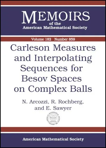 Cover of Carleson Measures and Interpolating Sequences for Besov Spaces on Complex Balls