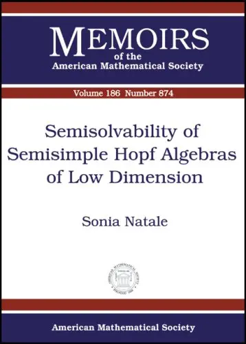 Cover of Semisolvability of Semisimple Hopf Algebras of Low Dimension
