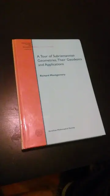 Cover of A Tour of Subriemannian Geometries, Their Geodesics and Applications