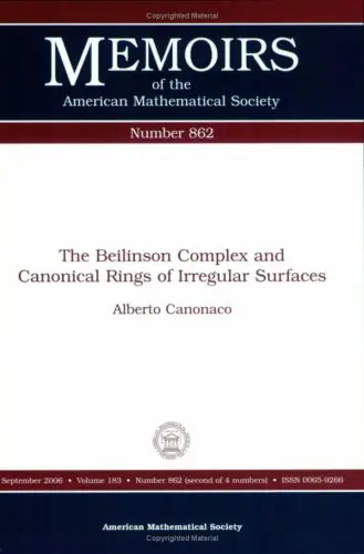 Cover of The Beilinson Complex and Canonical Rings of Irregular Surfaces