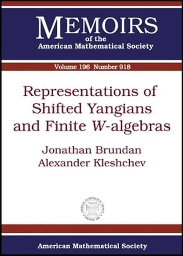 Cover of Representations of Shifted Yangians and Finite $w$-algebras