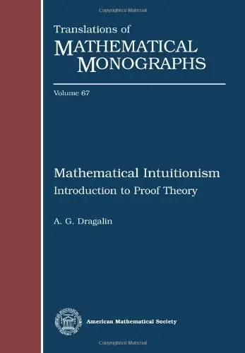 Cover of Mathematical Intuitionism