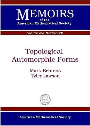 Cover of Topological Automorphic Forms