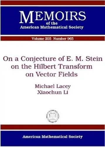 Cover of On a Conjecture of E. M. Stein on the Hilbert Transform on Vector Fields