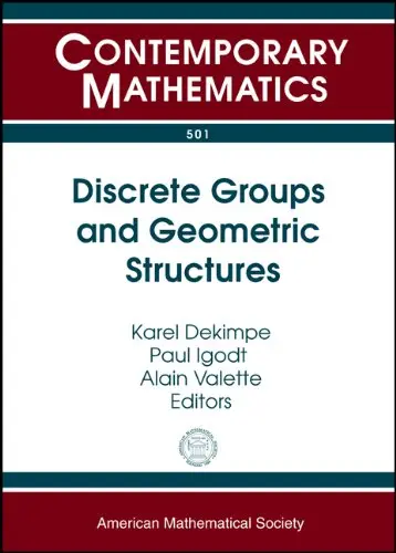 Cover of Discrete Groups and Geometric Structures