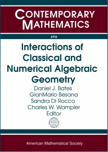Cover of Interactions of Classical and Numerical Algebraic Geometry