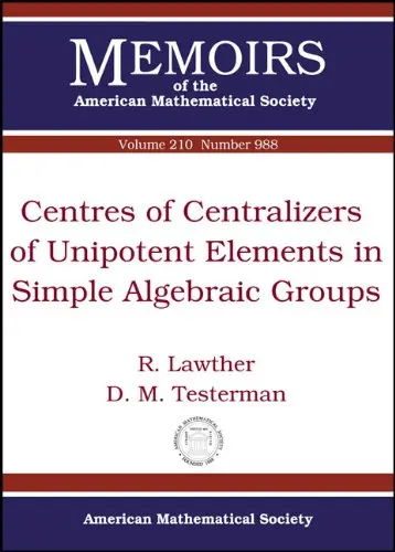Cover of Centres of Centralizers of Unipotent Elements in Simple Algebraic Groups