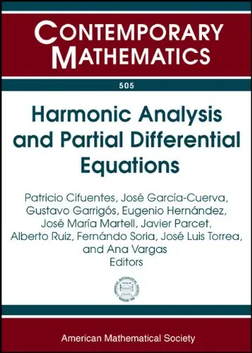 Cover of Harmonic Analysis and Partial Differential Equations