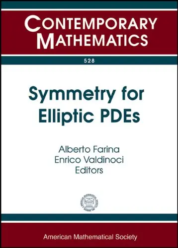 Cover of Symmetry for Elliptic Pdes