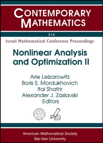 Cover of Nonlinear Analysis and Optimization II