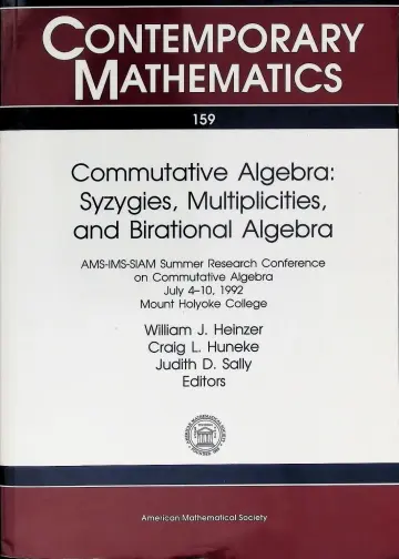 Cover of Commutative Algebra