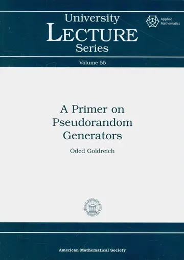 Cover of A Primer on Pseudorandom Generators