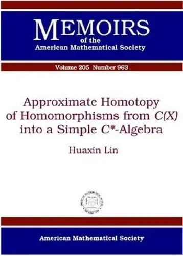 Cover of Approximate Homotopy of Homomorphisms from C(X) into a Simple C -algebra