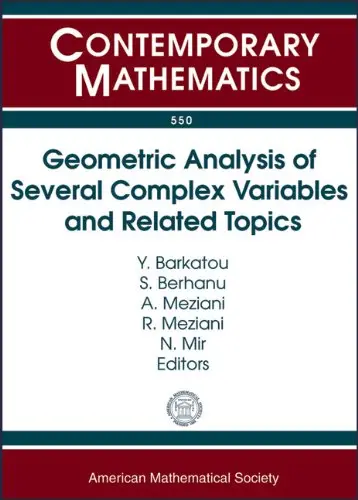Cover of Geometric Analysis of Several Complex Variables and Related Topics