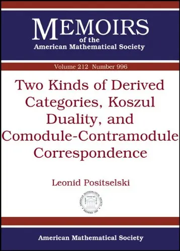 Cover of Two Kinds of Derived Categories, Koszul Duality, and Comodule-Contramodule Correspondence