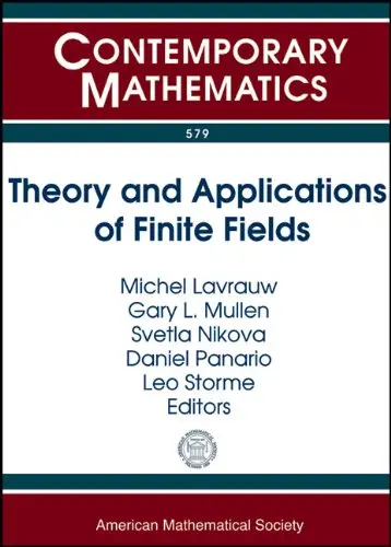Cover of Theory and Applications of Finite Fields