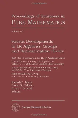 Cover of Recent Developments in Lie Algebras, Groups and Representation Theory