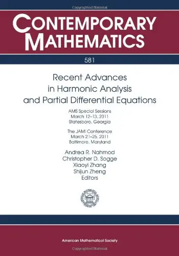 Cover of Recent Advances in Harmonic Analysis and Partial Differential Equations