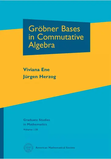Cover of Grobner Bases in Commutative Algebra