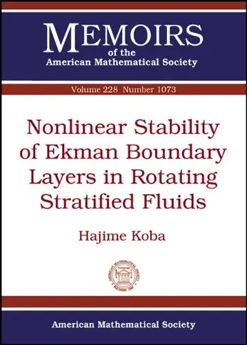 Cover of Nonlinear Stability of Ekman Boundary Layers in Rotating Stratified Fluids
