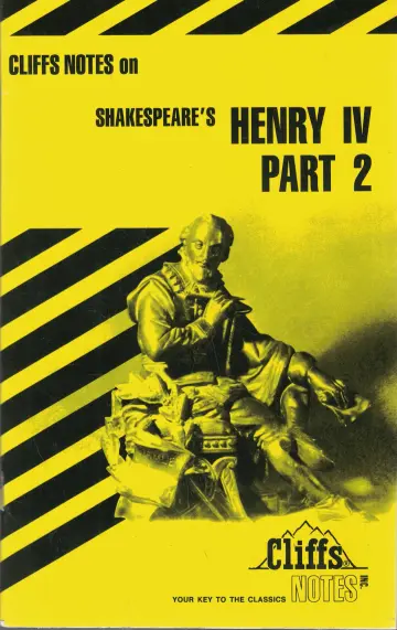 Cover of Notes on Shakespeare's "King Henry IV, Pt.2"