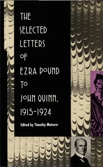 Cover of The Selected Letters of Ezra Pound to John Quinn