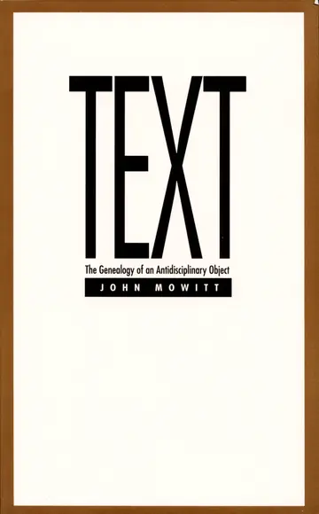 Cover of Text
