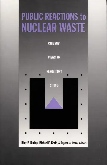 Cover of Public Reactions to Nuclear Waste