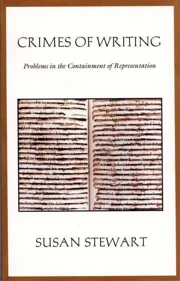 Cover of Crimes of Writing