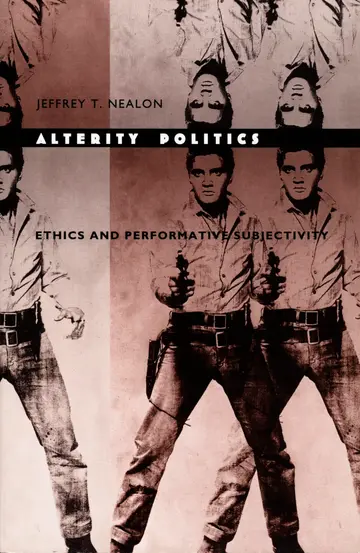 Cover of Alterity Politics