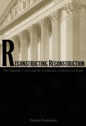 Cover of Reconstructing Reconstruction