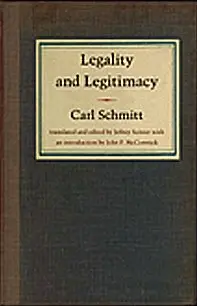 Cover of Legality and Legitimacy