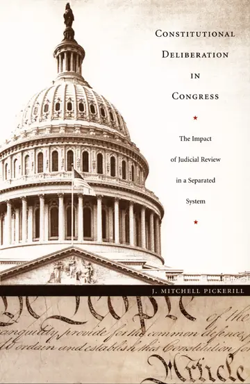 Cover of Constitutional Deliberation in Congress
