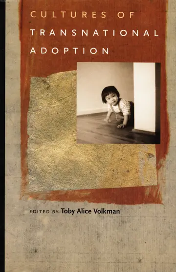 Cover of Cultures of Transnational Adoption